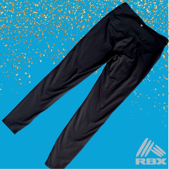 RBX Jet Black Performance Leggings - Picture 4 of 9